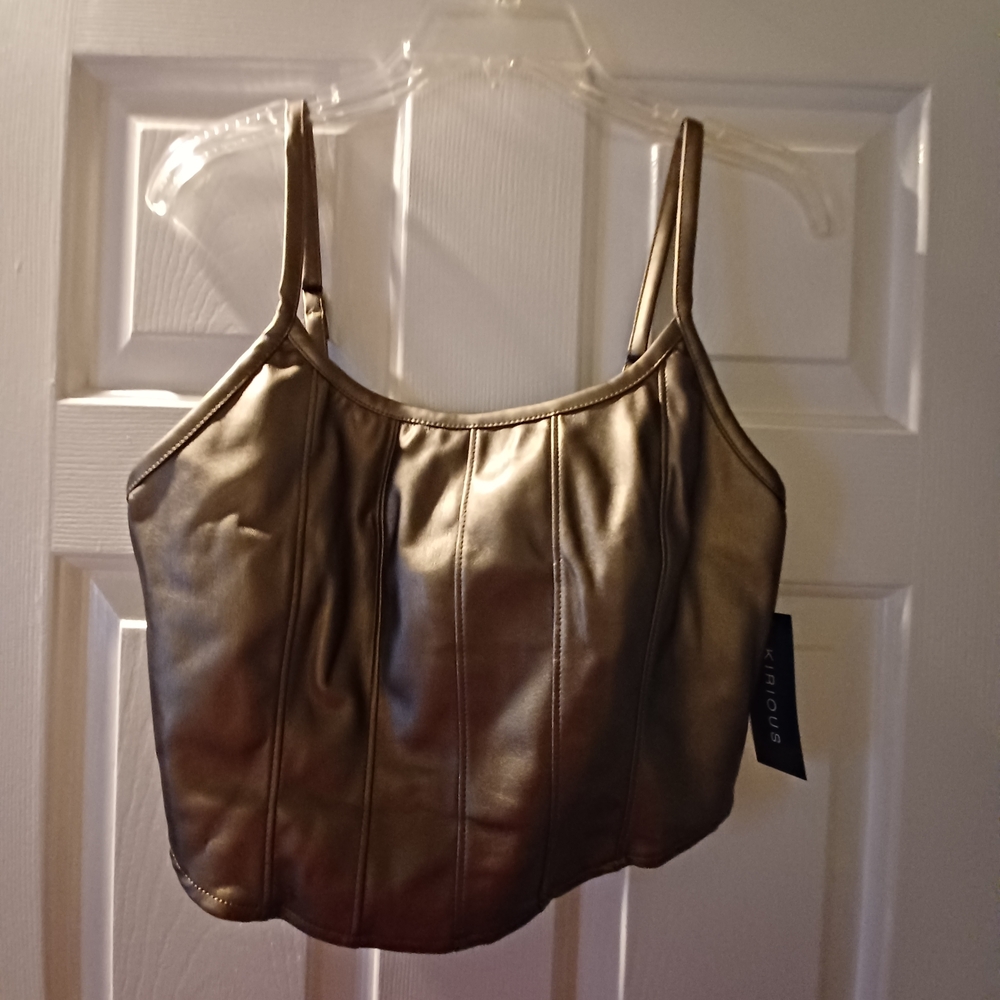 Elegant Gold Camisole Top